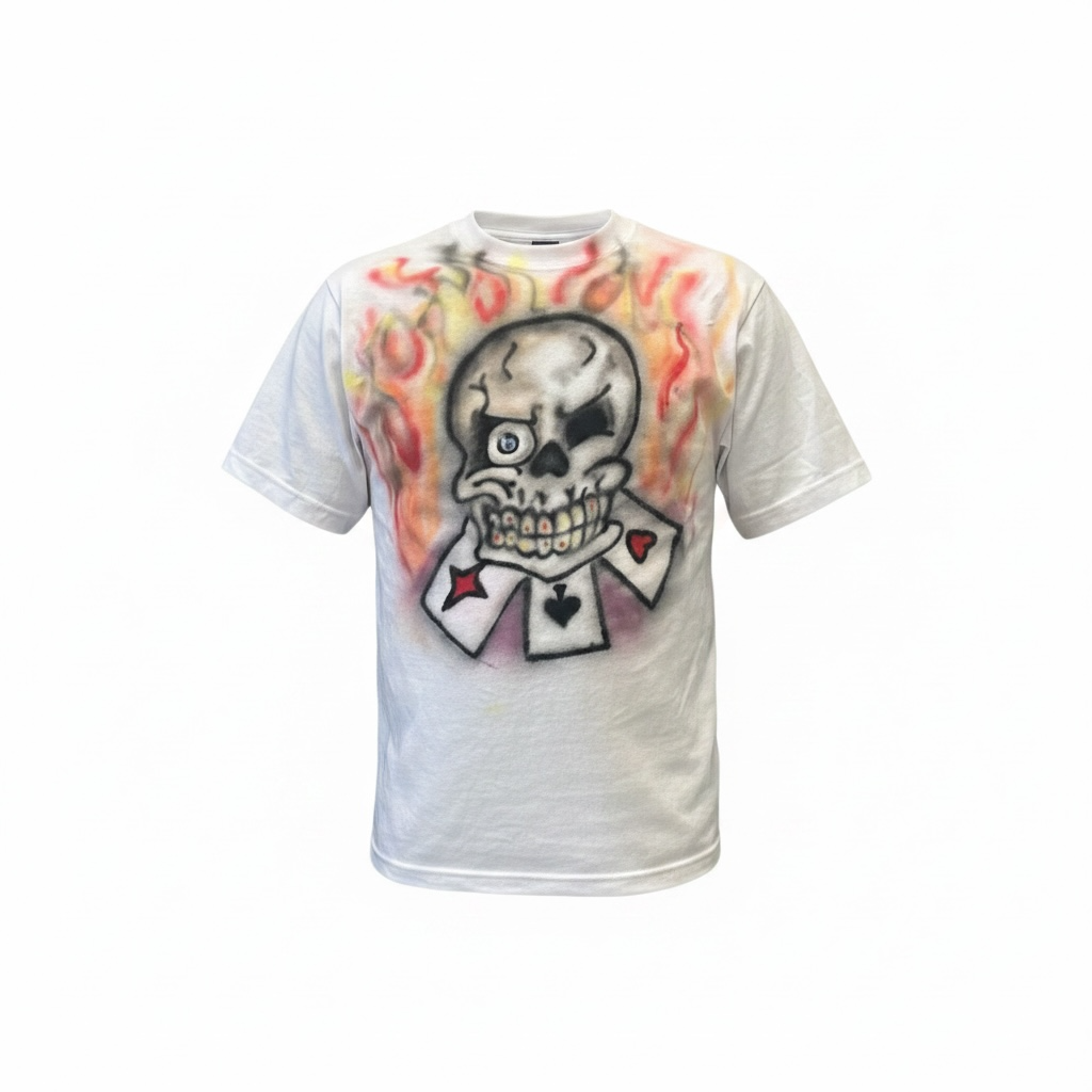 Spades Airbrushed Tee